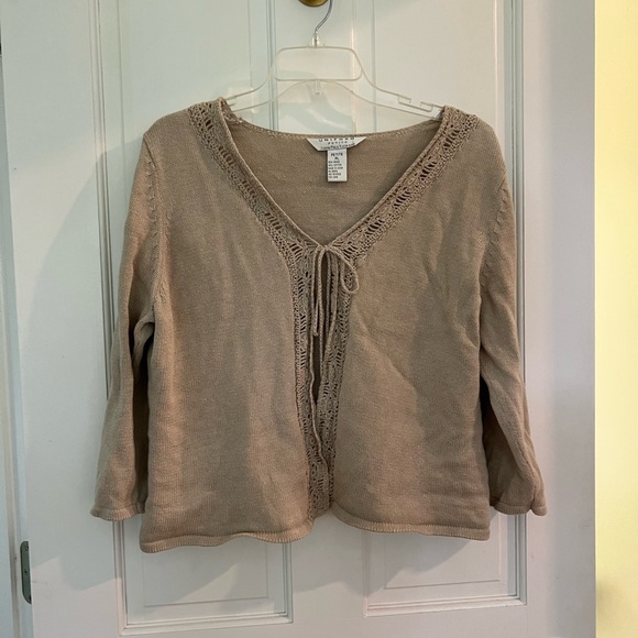 John Paul Richard Knitted Beige Cardigan - Picture 3 of 6